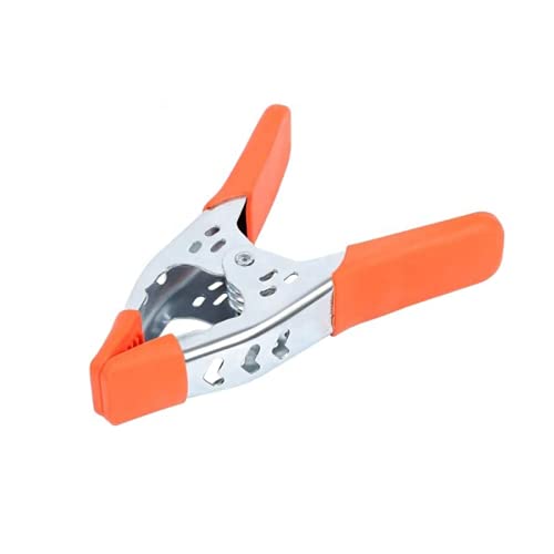 Image of Lot of 8-6 Inch Clamp Large Heavy Duty Spring Metal - 2.5 inch Inch Jaw Opening