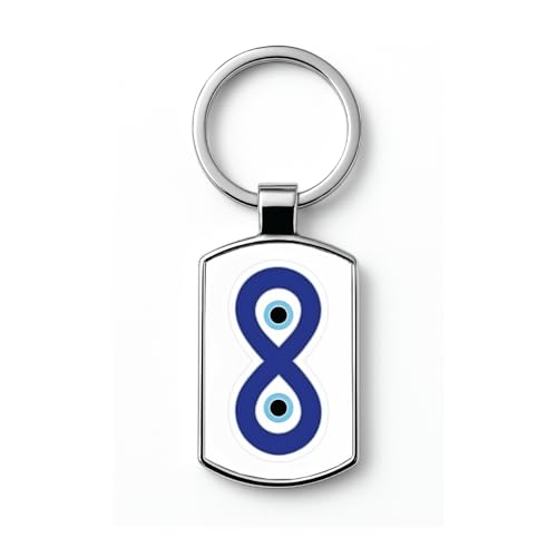 Image of Stylish Metal Keychains with Permanent Glossy Print - Inspirational Quotes & Spiritual Designs - Perfect Key chains for loved ones, Personal Use, Gifts & Return Gifts
