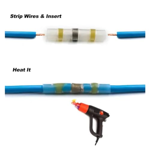 Conector a tope termorretráctil con aislamiento impermeable para barcos 4