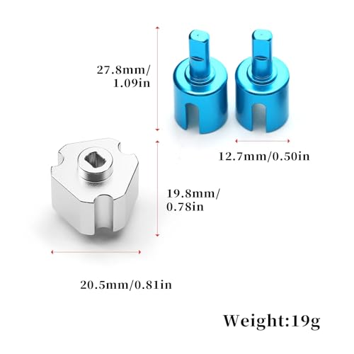 Tasse différentielle métal Tamiya TT-01E kit modification