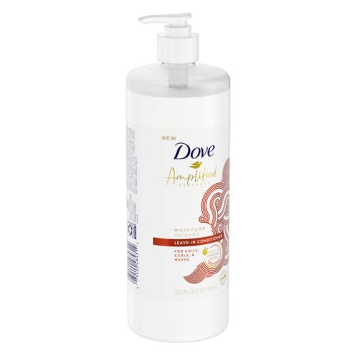 Dove Amplified Textures Leave-In Conditioner For Coils, Curls And Waves With Jojoba Moisture Amplifying Hair Conditioner Blend 32.3 Fl Oz #TOP7