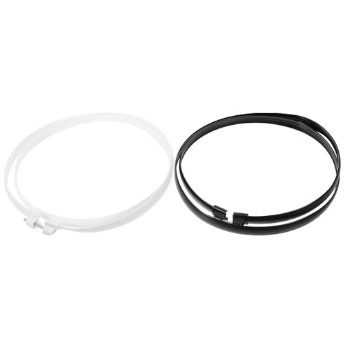 SWETRACE Aros Fija de Negro Plástico para Eléctrico Ventilador Fijos de 16 Pulgadas, 2 Piezas, Red Resistente y Ligera para Recambio y Accesorios de Ventiladores