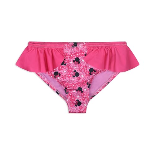 Image of Disney Minnie Mouse Stitch Girls UPF 50+ Long Sleeve Rash Guard and Bikini 2-Piece Swimsuit Set for Toddler to Big Kids