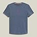 WILSON Everyday Performance Men's Tennis Tee - Slate Blue | Size XL