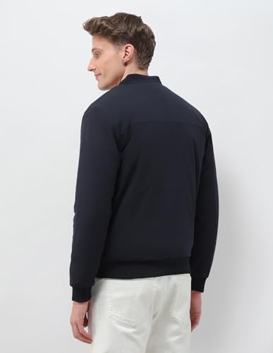 Image of U.S.Polo Association Men's Solid Regular Fit Bomber Jacket