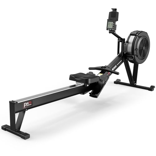 PASYOU Air Rowing Machine for Home 10-Level Resistance 350lb Load
