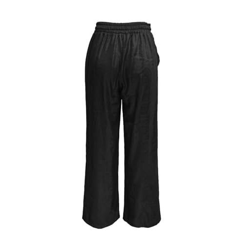 Pantalon décontracté femme jambe droite fluide mode été pour voyage