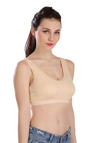 Image of splash Women's Cotton Non-Padded Wire Free Sports Bra