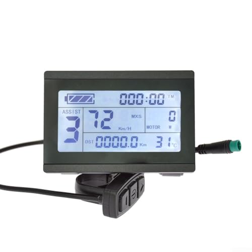 Écran LCD KT-LCD3 Pour Vélo Électrique - Compatible Contrôleurs KT 24V 36V 48V