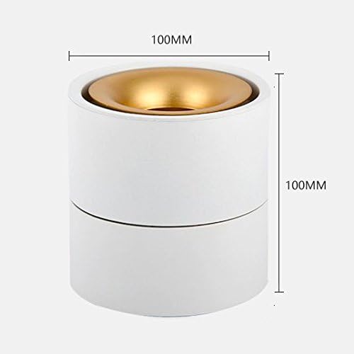 7W Spot Lampe LED mit Fernbedienung,Schwarz Dimmbar Wandstrahler mit 1,8 m Schalterkabel, LED Pflanzenstrahler, Drehbar Licht Kopf für Pflanzen Gemälde Dartscheibe Schrank BD0853