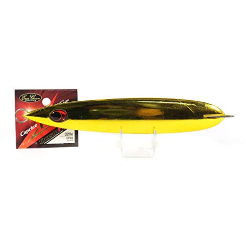 Evergreen CP24 Metal Jig, Capris Edge, 7.3 inches (18.6 cm), 11.8 oz (320 g), 24K Gold