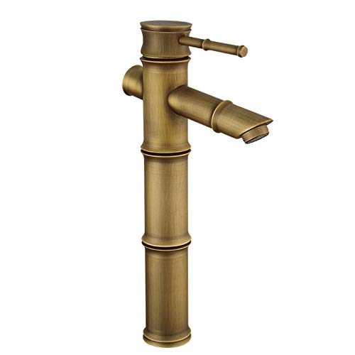 Robinet en cuivre de salle de bain mitigeur eau chaude et froide