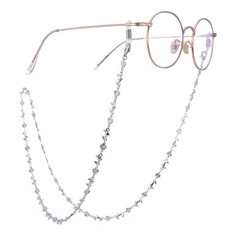 KKJOY Copper Glasses Chain with Dolphin and Lotus Leaf Decoration Mask Lanyards Eyeglasses Straps Necklace Eyewear Sunglasses Cord for Women Girls Cover