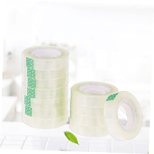 Tofficu 12 peças de fita invisível fita de vedação fita adesiva de mesa suprimentos de papelaria fit