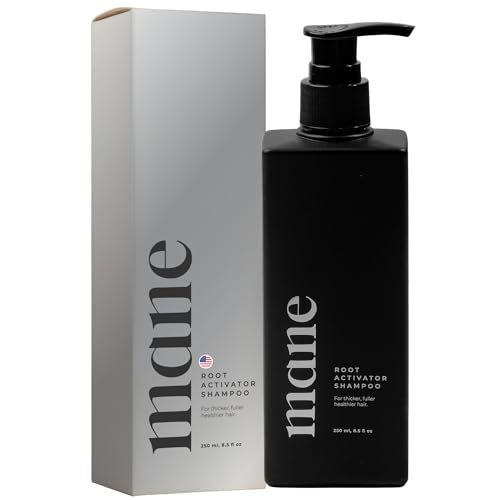 Superior Mane Hair Growth Shampoo for Men (250ml) Activating Follicles & Roots for Thicker & Fuller Hair | Cleanse, and Hydrate Scalp | Root Activator | Regrowth Shampoo for Men
