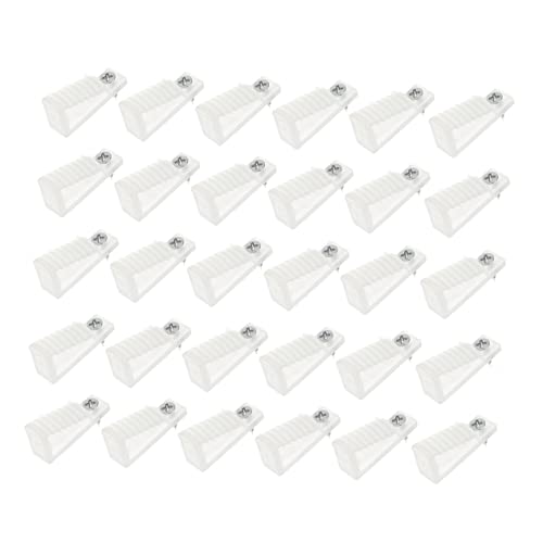 Cabilock 30pcs Strip Clip Hang Outside Mount Hooks for Outdoor Rope Light Clips Christmas Light Clips Pp White