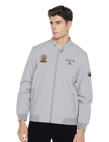 Image of Qube By Fort Collins Men's Polyester Standard Length Regular Fit Lightweight Winter Jacket - Sporty, Stylish & Warm Outerwear for Cold Weather