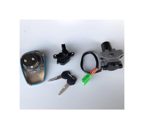 Llave de encendido de motocicleta y tapa de tanque para EN125-2E 3