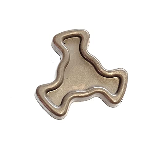 Quailitas Microwave Plate - 245 mm Universal Fit Microwave Turntable Glass Tray w/ 3 Fixers, Scratch-Resistant Plate