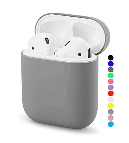 AirpodsP[X AirPodsP[XJo[ SیVRAirPodsANZT[XLJo[ Airpods 1 & 2P[XΉ tgLED CX[dn[WOΉ (O[)