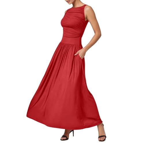 Robe de soirée unie et fluide pour cocktail ou terrasse de café