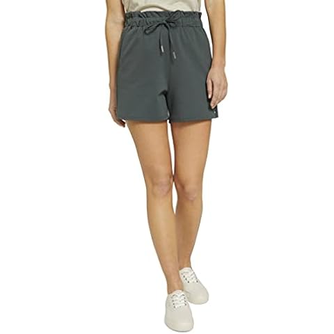 TOM TAILOR Denim Damen Relaxed Shorts aus recyceltem Polyester 1025242, 26678 Cover
