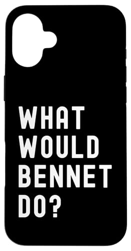 ¿Qué haría Bennet? Carcasa para iPhone 16 Plus ¿Qué haría Bennet? Carcasa para iPhone 16 Plus