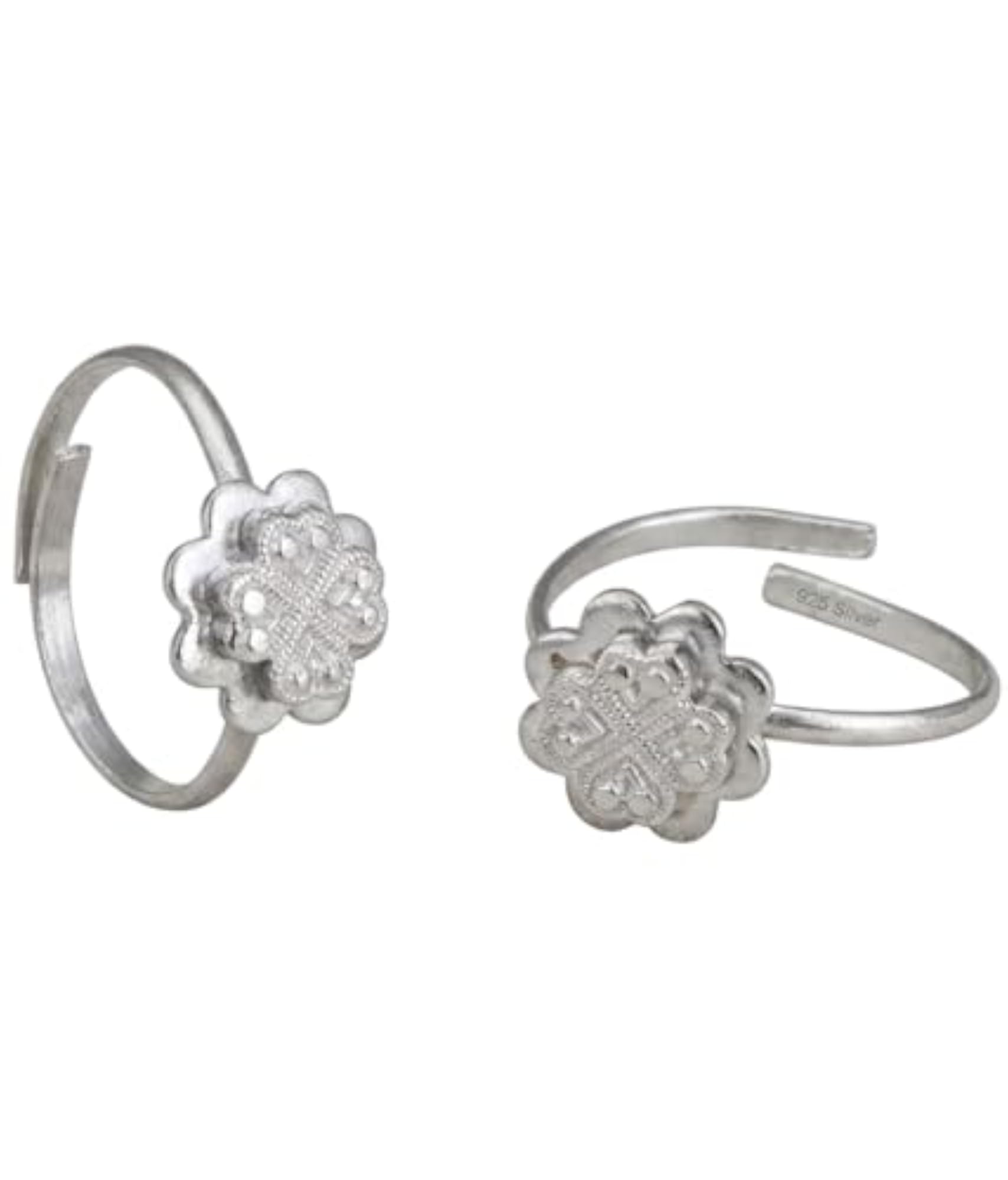 Women's Daily Wear Adjustable Toe Ring Set