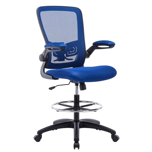 Naomi Home Serena Mesh Chair Blue/Black