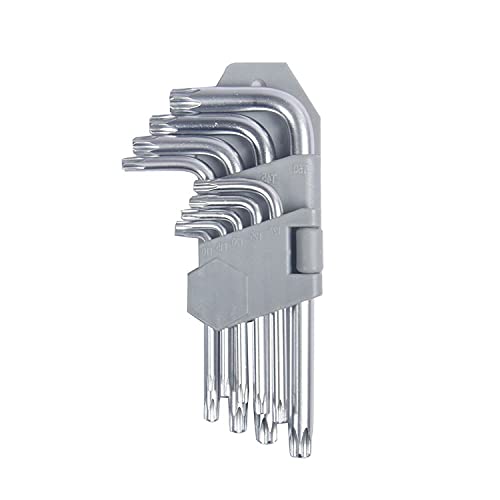 Mawson 9PCS Hex Key with Holes Set Hexagon Wrench Kit Star Head Carbon Steel T10-T50 Allen Socket Torque Spanner Reinforced Hand Tools (B09DTB1JYB) Amazon Price History, Amazon Price Tracker