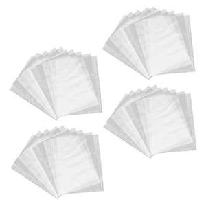 Veemoon 100 Stück Transparente Schrumpffolienbeutel