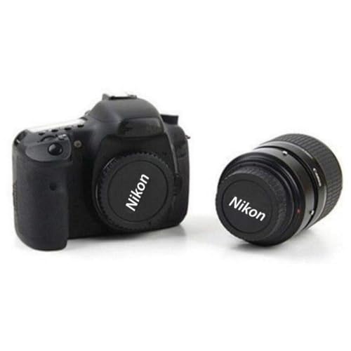 Image of MOSTOS - Single Lens Rear Cap Compatiable for Nikon D7500 D7200 D7100 D7000 D5600 D5300 D5200 D5100 D3500 D3400 D3300 D3200 D3100 More Nikon F Mount DSLR