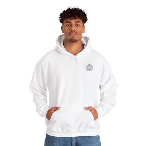Genérico Labyrinth Sudadera con Capucha, Minoan Symbol diseño, Minimalista Greek Mythology Sudadera con Capucha, Unisex Hooded Sudadera