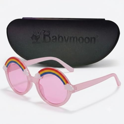 Image of BabyMoon Kids Unicorn Shaped Summer Sunglasses Goggles For Baby Girls & Boys | 2-8 Y | Pink