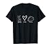 Peace Love Tacos Funny Taco Tuesday Mexican Food Lovers T-Shirt