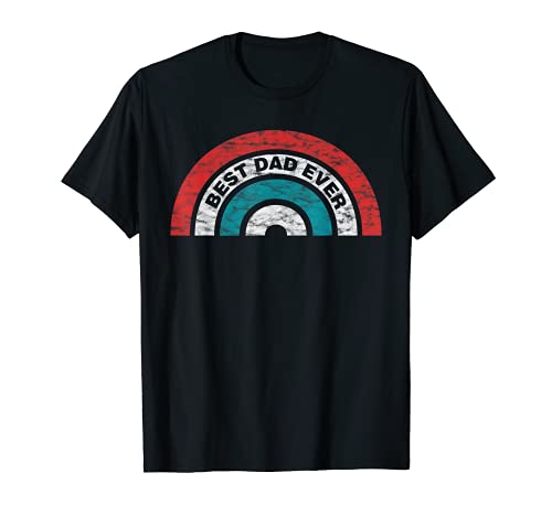 Best Dad Ever Retro Fathers Day Camiseta