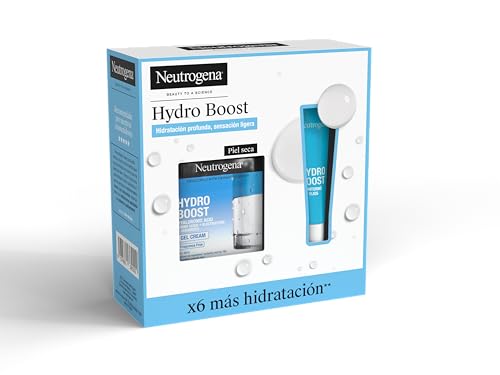 Neutrogena Rutina Hydro Boost, pack con Crema Gel Hydro Boost (50 ml) y Contorno de Ojos Anti-Fatiga