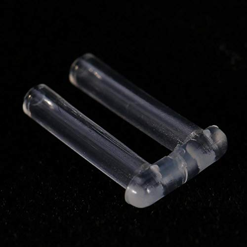 Accessoires pour lunettes sans monture 100pcs nouvelle manchons compression en plastique manches outils de fixation de lentilles, 3 types en option(1.4 x 0.8 x 7.0mm) - Image 6