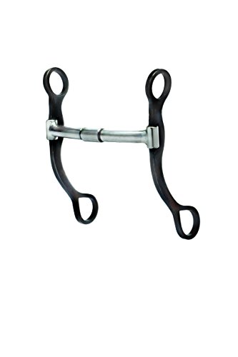 Weaver Leather Professional Antiqued Shank Bit Features 5-Inch Sweet Iron Billy Allen Mouth with Copper Inlay