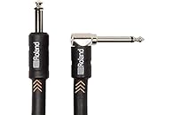Roland RIC-B10A Black Series Instrument Cable. Straight to right-angle 1/4-inch connectors, 10 ft./3 m length. Roland’s Black Series instrument cables deliver professional performance and exceptional value. Our multi-strand, oxygen-free copper core w...