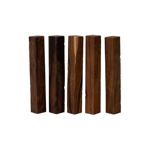 IECAP LLC Pack of 5 Ironwood Pen Blanks – Exotic Wood Blanks for Pen Turning and Woodturning – Pen Blank Turning Supplies DIY Crafts – Size 6 3/8 x 7/8 x 7/8 inches Cover