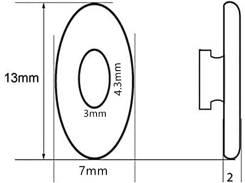 Sunshades Bhavya Optic 2 Pair Silicon Nose Pad Anti-Slip Stick On Press Fit Slide In Nose Pad Rimless Frame Oval Nose Pad 2 Pairs With Cleaning Cloth 1