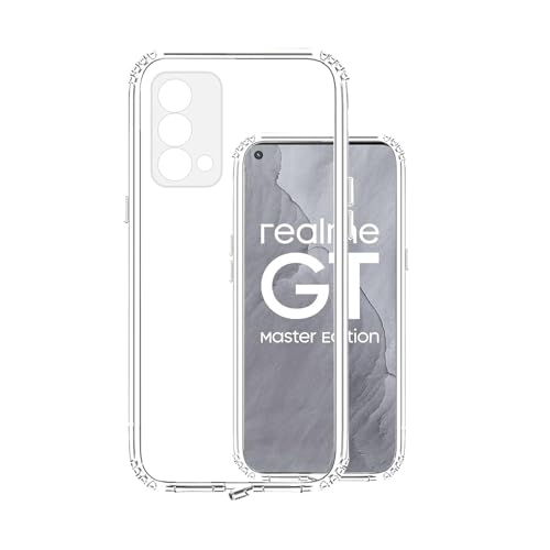 Image of COVERBLACK Soft Rubber Silicon Clear Back Cover Compatible Model for Realme GT Master Edition - Transparent