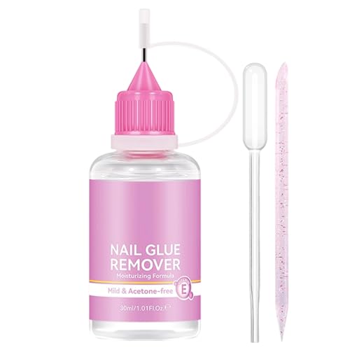 Removedor De Pegamento Para Uñas, Con Fórmula Hidratante, 30ml, Limpiador De Pegamento Para Manicura, Disolvente De Adhesivo Para Uñas, Suavé, Suavé Y Seguro, Para El Hogar, Salón, Formal, Boda, Viaje