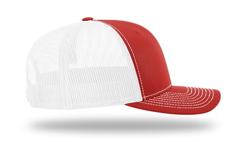 Image of Richardson 112 Trucker Hat - Premium Blank Baseball Cap, Adjustable Snapback Hat - Structured Six Panel Richardson Blank Hats