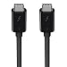Belkin Thunderbolt 3 Cable (100W Thunderbolt Cable, USB-C to USB-C Cable), 2.6ft/0.8M
