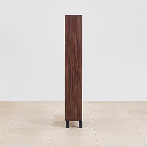 Image of Home Centre Engineered Wood Roger 20 Pair Shoe Rack - Brown, 1196 X 400 X 1050 MM