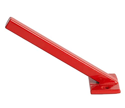FLVFF Fingerboard Rail Pole Jam Square Metal fingerskate ramps Parks (PJ1) (Red)