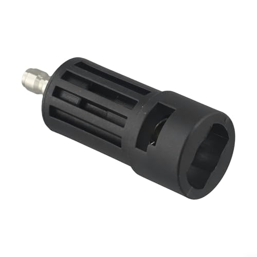 Qualoramall Adaptador de lavadora a presión para Karcher K2-K7 SLP Series 1/4 pulgadas Conexión rápida hembra T-Clip a manguera de acero inoxidable Accesorio de limpieza de alta presión negro