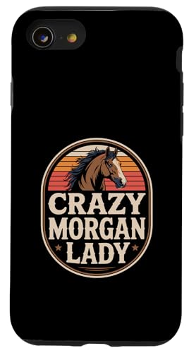 Crazy Morgan Horse Lady ���g�� �n�p �X�}�z�P�[�X iPhone SE (2020) / 7 / 8 �p